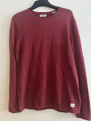Jersey fino Jack & Jones Rojo Talla M 
