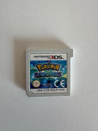 Pokémon Zafiro Alfa Caja y Póster Nintendo 3DS