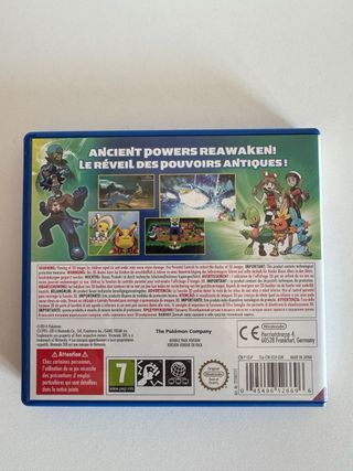 Pokémon Zafiro Alfa Caja y Póster Nintendo 3DS