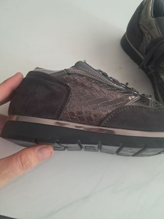 Zapatillas XTI Talla 36 Gris/Plata
