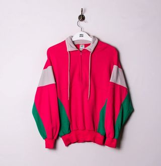 Sudadera Vintage Colorblock Talla S
