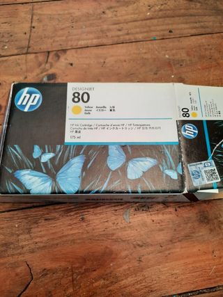 Cartucho Tinta HP Designjet 80 Amarillo