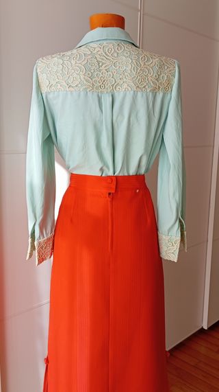 Camisa, blusa, sobre camisa vintage.