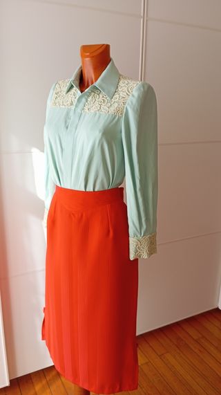 Camisa, blusa, sobre camisa vintage.