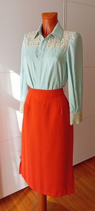 Camisa, blusa, sobre camisa vintage.