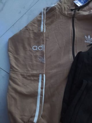 Chándal Adidas Niño Talla S Marrón y Negro