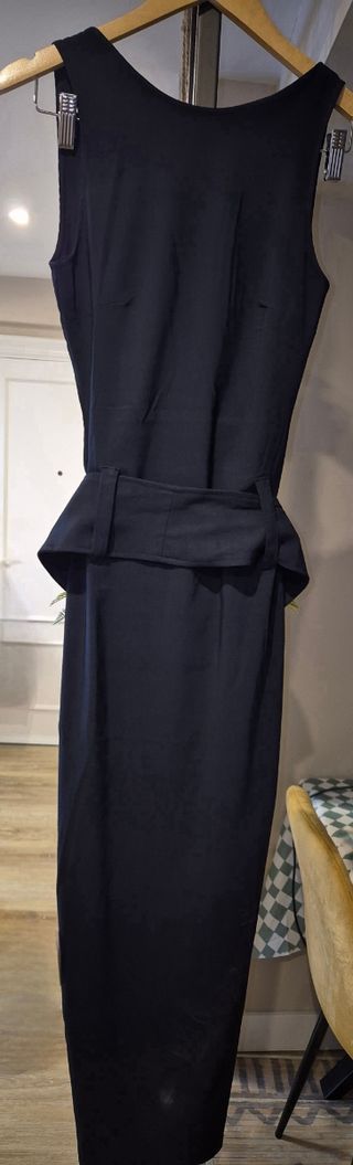 Vestido estilo vintage espalda descubierta