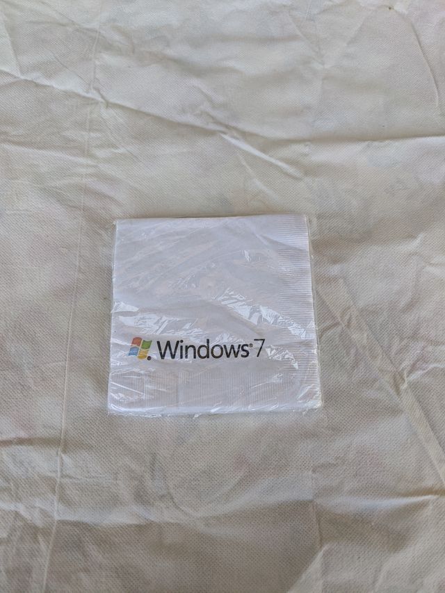 Tovaglioli Windows 7 Logo Microsoft