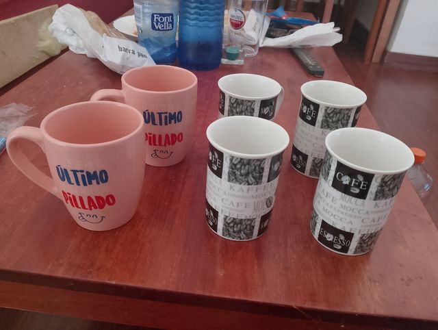 Tazas de cerámica con diseño Último Pillado