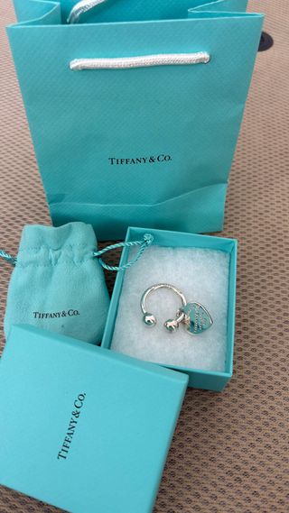 Llavero Tiffany & Co. Plata Corazón