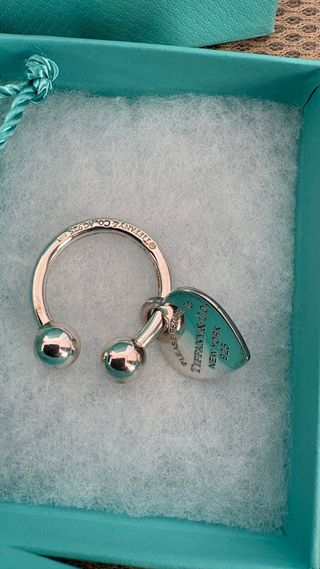 Llavero Tiffany & Co. Plata Corazón