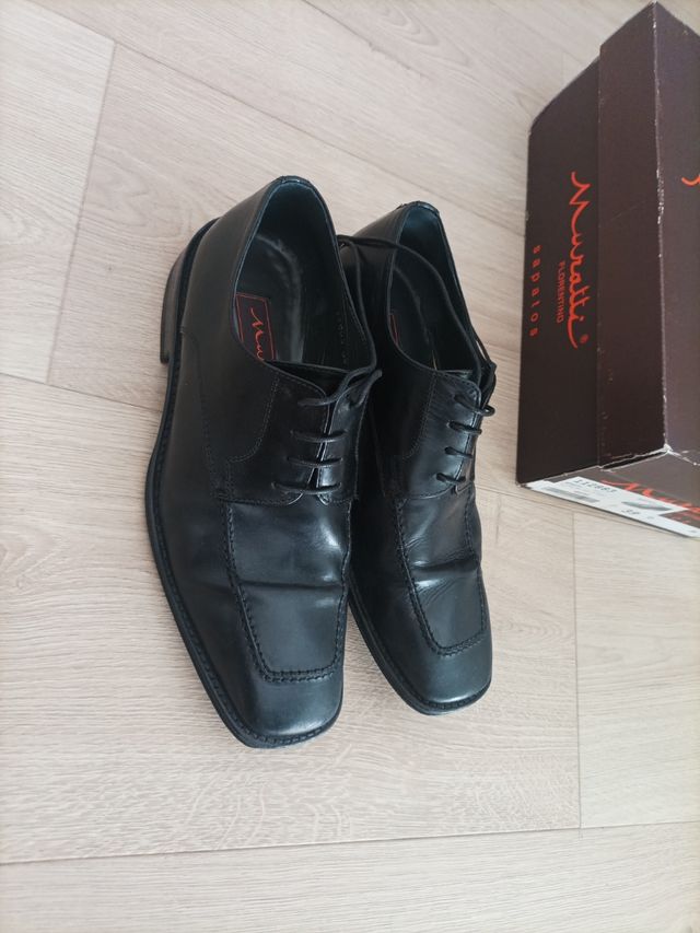 Scarpe eleganti nere da uomo Muratti per ragazzi