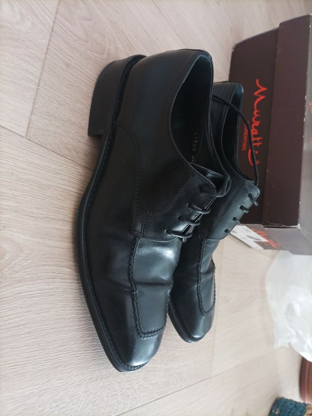 Scarpe eleganti nere da uomo Muratti per ragazzi