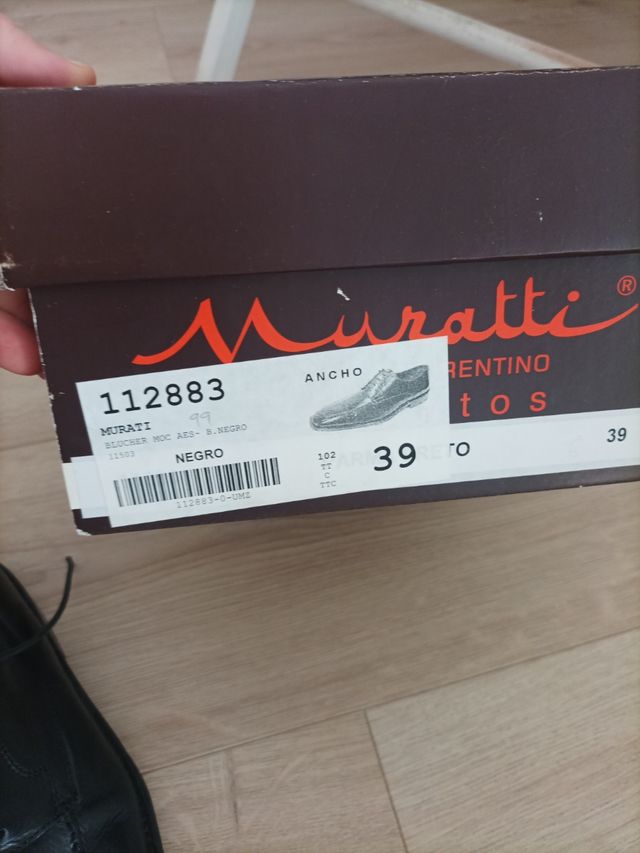 Scarpe eleganti nere da uomo Muratti per ragazzi