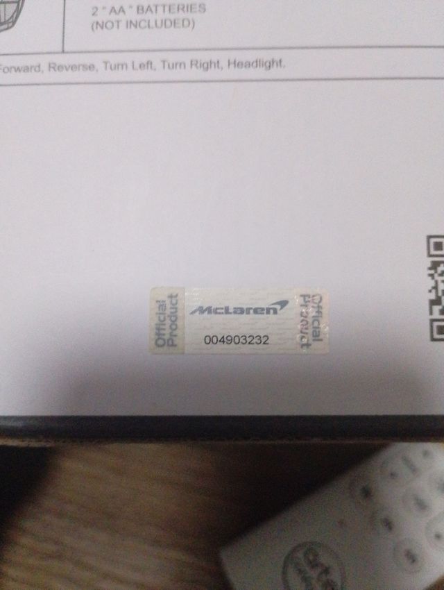 Coche teledirigido McLaren Senna R/C