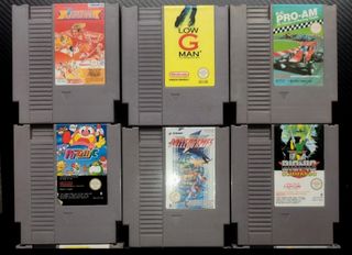 Lotto 6 giochi per Nintendo NES