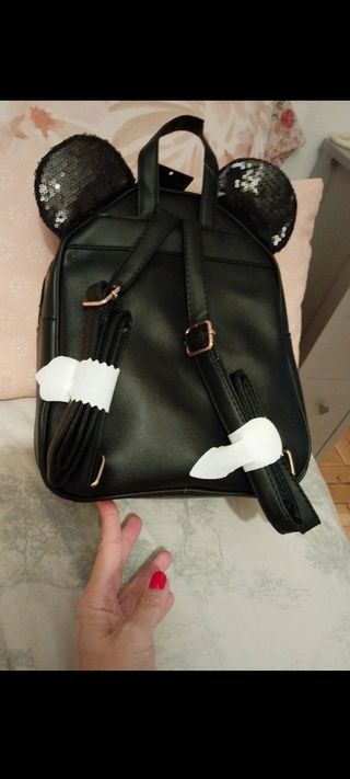 Mochila Minnie Mouse Disney Negra