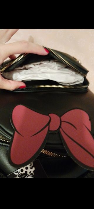 Mochila Minnie Mouse Disney Negra