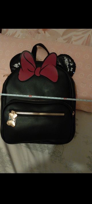 Mochila Minnie Mouse Disney Negra