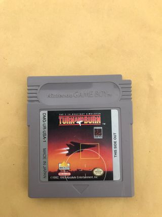 Turn and Burn Game Boy Nintendo