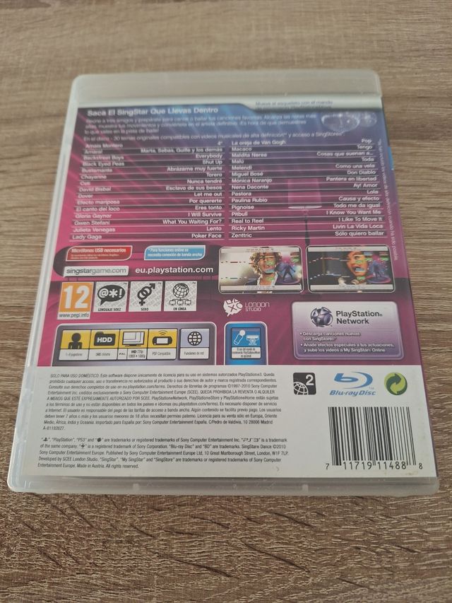 Singstar + Dance PS3
