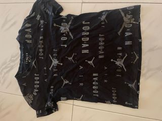 Camiseta Jordan Negra Estampada