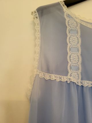 Camicia da notte vintage con pizzo
