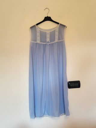 Camicia da notte vintage con pizzo