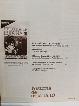 Lote Historia de España 9 10 y 11 Historia 16
