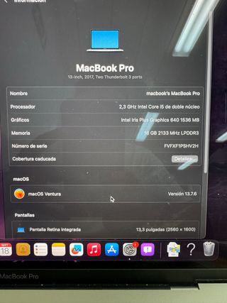 MacBook Pro Apple Gris/Plata