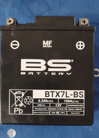 Batería BS BTX7L-BS 12V 6.3Ah