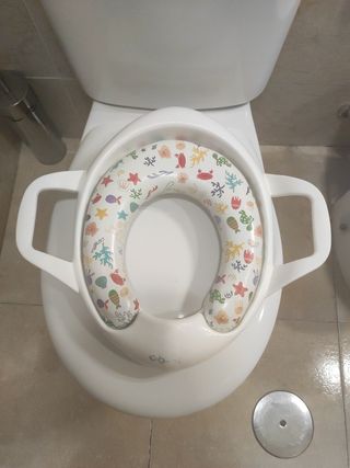 Asiento reductor WC bebé con asas