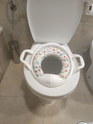 Asiento reductor WC bebé con asas
