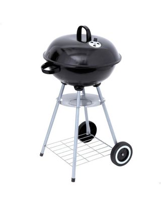 AKTIVE Barbacoa carbón portátil redonda 46x89 cm