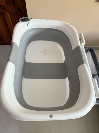 Bañera y soporte para bebé