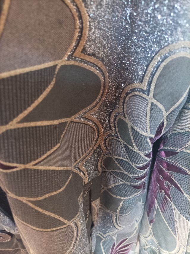 Abrigo unico Custo Barcelona verde estampado