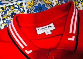 Polo Lacoste Uomo Rosso Taglia 7