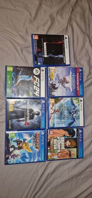 Juuegos PS4 y PS5 pregunten precios o pack gracias