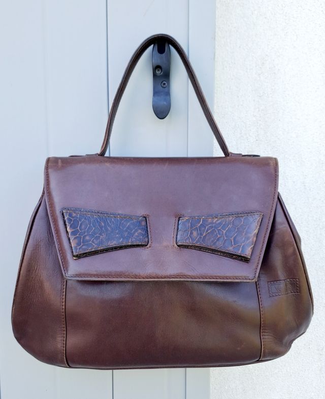 Borsa Versace vintage marrone