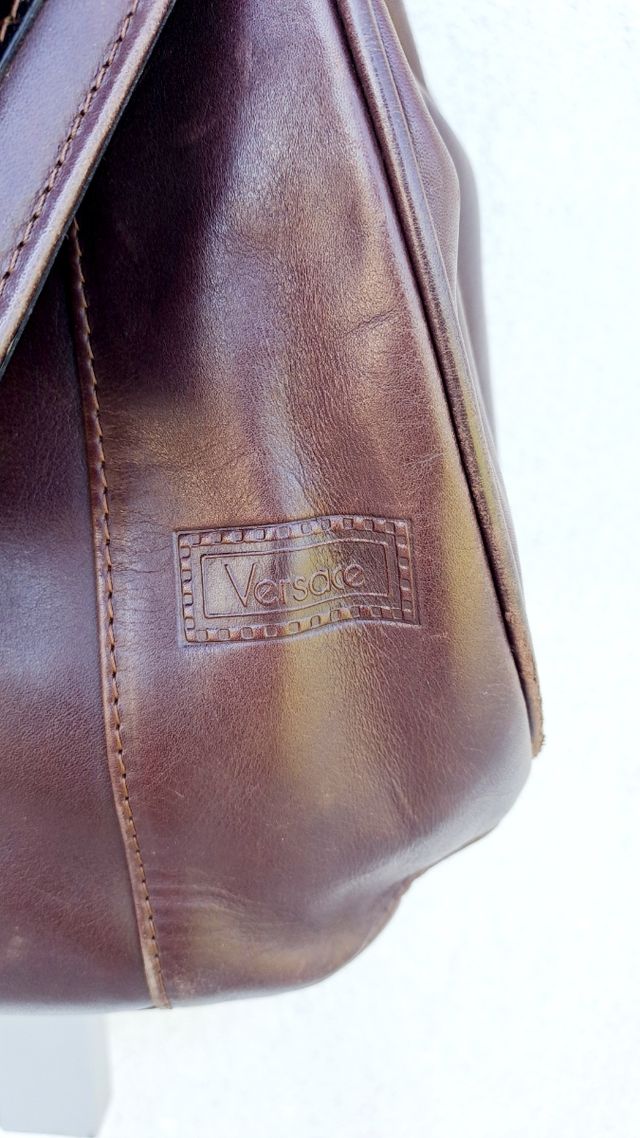 Borsa Versace vintage marrone