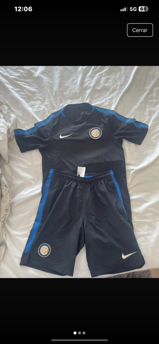 Conjunto Nike Negro Futbol