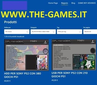 Sony PS2 Fat 750GB con FMCB e adattatore rete