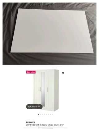 Balda IKEA Brimnes Blanca