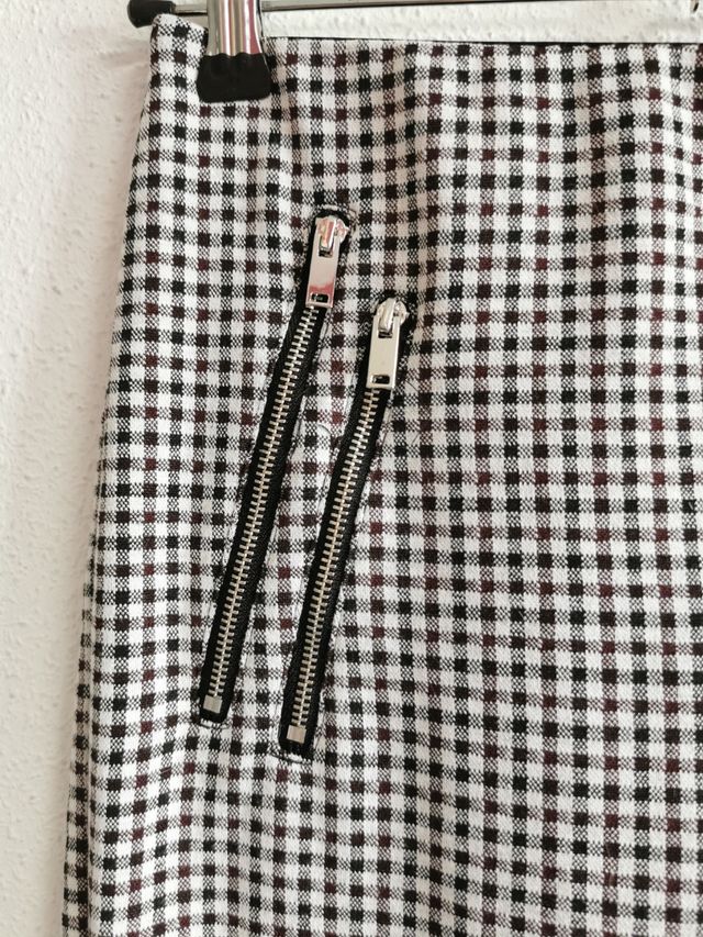 Leggings de chica talla M de Lefties de Cuadros.