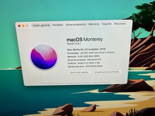 iMac 21,5” 4K 2019 Plata