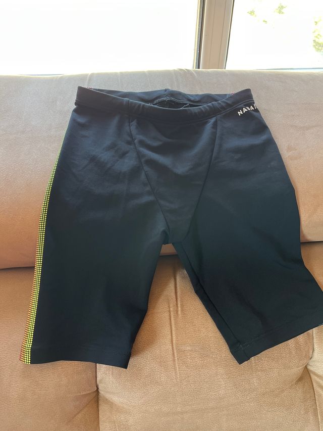 Bañador Natación Negro 10-11 años