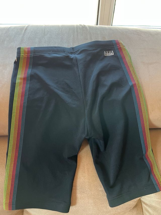 Bañador Natación Negro 10-11 años