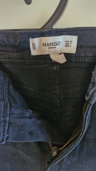 Pantalón vaquero Mango azul