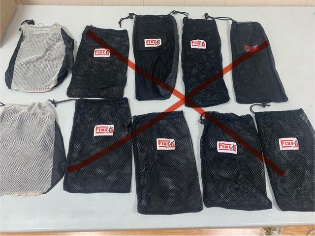 Bolsas de Malla con Cierre Fixe