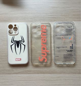 Confezione da 3 custodie per iPhone 13 Pro: Marvel, Supreme